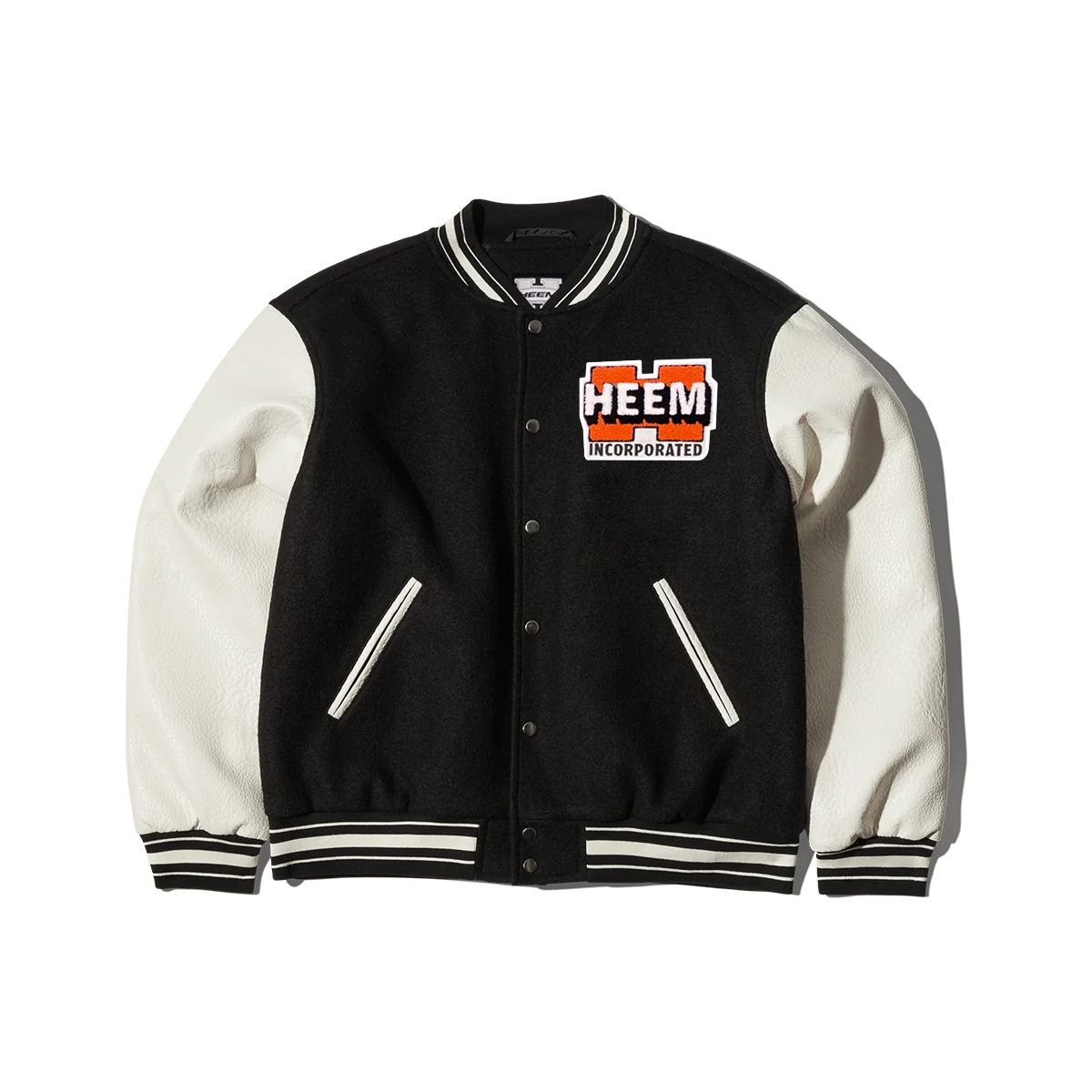 READ BETWEEN THE LINES WOOL CHAMPIONSHIP JACKET (BLACK/WHITE)