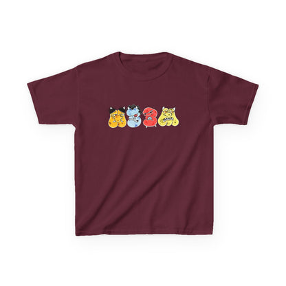 Kids T‑Shirt — Cute Colorful Cartoon Bears Graphic Tee