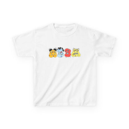 Kids T‑Shirt — Cute Colorful Cartoon Bears Graphic Tee