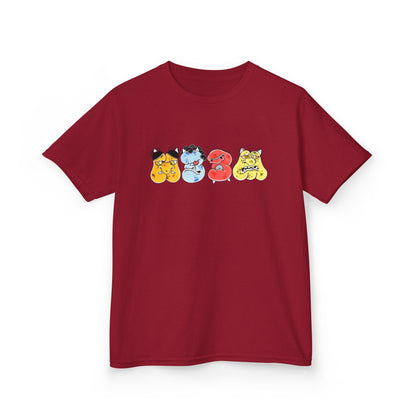 Kids T‑Shirt — Cute Colorful Cartoon Bears Graphic Tee