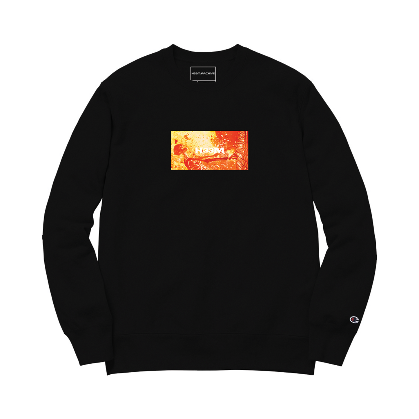 NUCLEAR BEACH CHAMPION CREWNECK (BLACK)