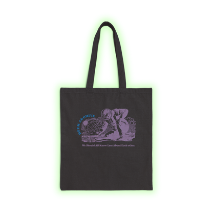 KNOW LESS TOTE - BLACK