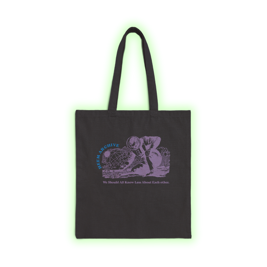 KNOW LESS TOTE - BLACK