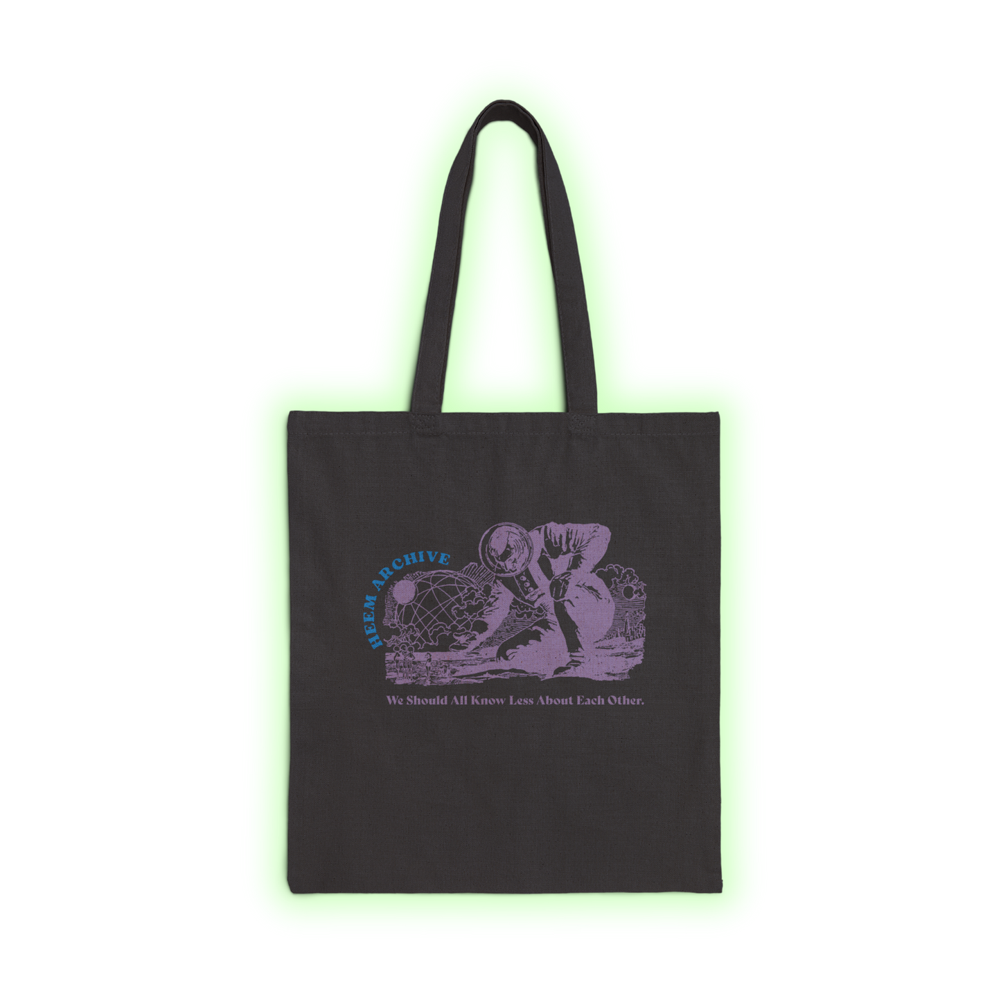 KNOW LESS TOTE - BLACK