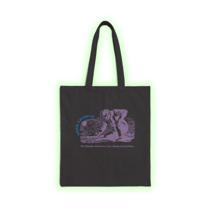 KNOW LESS TOTE - BLACK