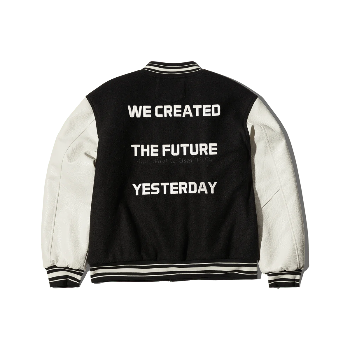 READ BETWEEN THE LINES WOOL CHAMPIONSHIP JACKET (BLACK/WHITE)